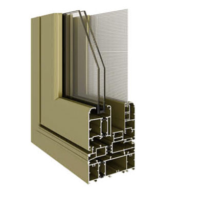 120C系列隔熱窗紗一體窗(內外平框、隱排水)